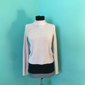 Tan turtleneck sweater